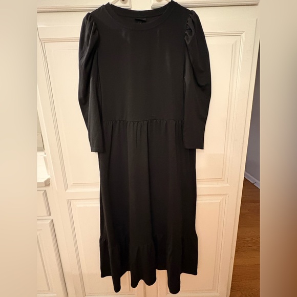 Who What Wear Black Long Sleeve Dress - Picture 3 of 8